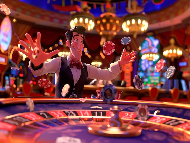 Studio live game shows olx 188 dengan pembawa acara dan grafis real-time untuk permainan Mahjong Ways dan Gates of Olympus